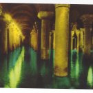 Turkey Istanbul Basilica Cistern Yerebatan Sarayi Vtg Postcard 4X6