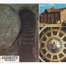Turkey Derinkuyu Underground City Church Multiview Vintage Postcard 4X6