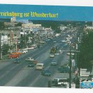 Texas Fredericksburg Aerial Street View 1993 Vtg Postcard TX