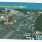 Texas Fredericksburg Aerial Street View 1993 Vtg Postcard TX