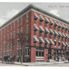 York PA Hotel Penn Horse Carriage Vintage 1912 Leighton Postcard
