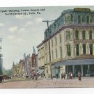 York PA N. George St Spahr Building Centre Square Telephone Poles Vtg Postcard York PA N. George St Spahr Building Centre Square Telephone Poles Vtg Postcard