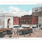 York PA Center Square Looking Northeast Trolley Cars Buildings Vntg Postcard York PA Center Square Looking Northeast Trolley Cars Buildings Vntg Postcard