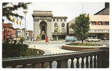 York PA The Square GC Murphy 5 & 10 Five and Dime Store Vntg Postcard