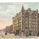 York PA Colonial Hotel Centre Square So George St Vintage Postcard 1915