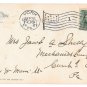 York PA College Collegiate Institute Vintage UDB Postcard 1907 Flag Cancel