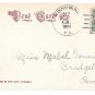 York PA High School Vintage 1906 Postcard Woodbine PA Doane Cancel