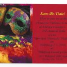 Invitation Postcard Unmask Domestic Violence 3rd Annual Gala Exton Chester County PA