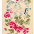 Best Wishes Hands Horseshoe Shamrocks Vintage Embossed Celluloid Postcard