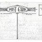 Affectionate Greetings Coralene Glass Beads Ribbon Add-On Vintage Postcard
