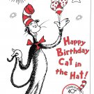 Modern Advertising Postcard Cat in The Hat 40th Birthday Random House Literacy Campaign
