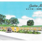 Guestina Motel Blaine Tennessee Vintage Postcard Old Car US 11