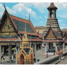 Bangkok Thailand Temple of Emerald Buddha Inside Wat Phra Kaew Vintage Postcard