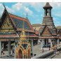 Bangkok Thailand Temple of Emerald Buddha Inside Wat Phra Kaew Vintage Postcard