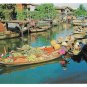 Thailand Bangkok Mahanak Boats The Floating Market Vintage 1967 Postcard