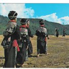 Laos Yao Northern Tribal Women in Traditional Dress Vintage 1971 Postcard
