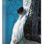 Hammamet Tunisia Fatma Devant sa Porte Beautiful Woman beside her door 4X6 Postcard