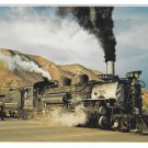 Durango Silverton Narrow Gauge Train Steam Engine Petley Railroad Postcard 4X6