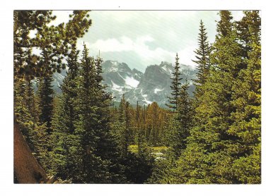 CO Colorado Continental Divide Rocky Mountains Vintage Motisher 4X6 Postcard