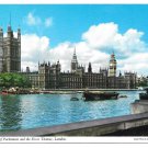 GB London Houses of Parliament Thames River John Hinde Vintage 4X6 Postcard