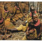 East Africa Masai Women Kenya African Traditional Dress Vintage Postcard 4X6 East Africa Masai Women Kenya African Traditional Dress Vintage Postcard 4X6