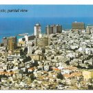 Israel Tel-Aviv Aerial View 1977 Postcard Stamps Sc# 464a 619