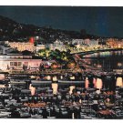 France Cannes Cote d Azur Port Casino Aerial View Night 4X6 Postcard