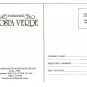 Lima Peru Restaurant Costa Verde Barranquito Beach Modern 4X6 Advertising Postcard