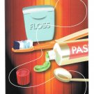 Modern Dental Advert Postcard Toothpaste Tooth Brush Floss 2008 Appt Postcard