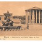 Italy Roma Piazza Bocca Della Verita Fontana Paola Tempio di Vesta Postcard E. Risi
