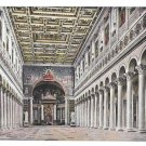 Italy Roma Chiesa S Paolo Interior Rome Church of St Paul Postcard
