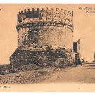 Italy Roma Appian Way Via Appia Tomb Cecilia Metella Vintage Postcard E. Risi