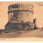 Italy Roma Appian Way Via Appia Tomb Cecilia Metella Vintage Postcard E. Risi