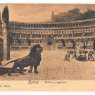 Italy Roma Lions Christians Colosseum Last Prayer Vintage Postcard E Risi Rome