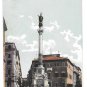 Italy Roma Piazza di Spagna Colonna della Concezione Spanish Square Vintage Postcard