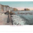 Italy Napoli Via Caracciolo Castel dell Uovo Naples Ragozino Vintage Postcard