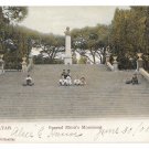 Gibraltar General Eliott's Monument Column Stairs 1908 Vintage VB Cumbo Postcard
