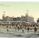 Netherlands Holland Scheveningen Beach Palace Hotel Seaside 1908 Postcard
