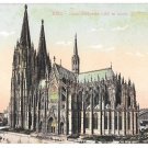 Germany Koln Dom Sudseite Cologne Cathedral South Side Vintage Leo Kurten Postcard