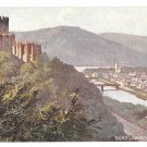 Castle Burg Lahneck Tuck Rheinburgen Oilette Series Vintage Germany Postcard