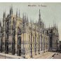 Italy Milano Duomo Milan Cathedral Vintage Postcard 1908