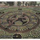 UK Scotland Edinburgh Floral Clock West Princes St Gardens Vintage Valentines Postcard
