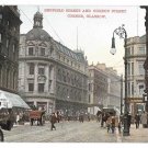 Scotland Glasgow Renfield Gordon Street Corner F Bauermeister Vintage UK Postcard