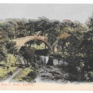 UK Scotland Ayr Alloway Auld Brig O' Doon River Doon Bridge Vintage GWW Postcard