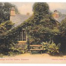 UK Grasmere Dove Cottage Wordsworth Home Vintage Abraham's Series No 444 Color Postcard