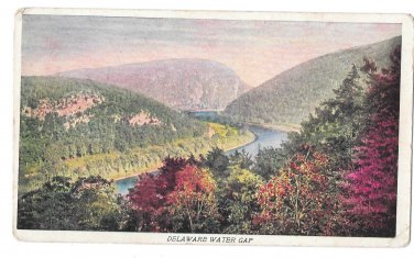 Prudential Insurance Co Delaware Water Gap PA Halftone Advertising Postcard