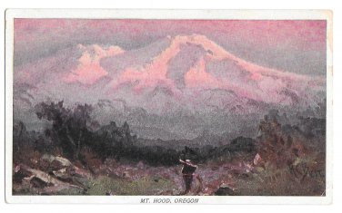 Prudential Insurance Co Mt Hood Oregon Advertising Postcard