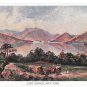 Prudential Insurance Co Lake George NY Touring Car Advertising Postcard