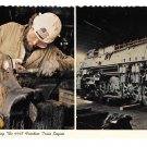 American Freedom Train 1976 Rebuilding Southern Pacific 4449 EngineLocomotive RR Postcard 4X6