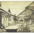 Eckley Miners Village Scene Postcard Molly Maguires Setting Pennsylvania Eckley Miners Village Scene Postcard Molly Maguires Setting Pennsylvania